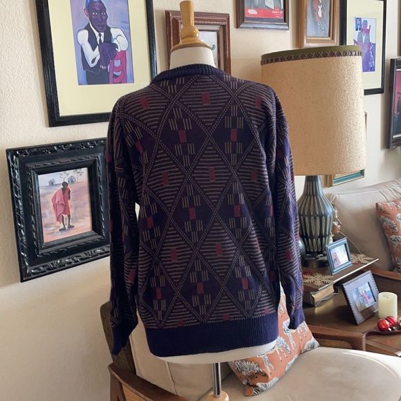 Vintage 80s Men’s Sweater - Picture 6 of 7